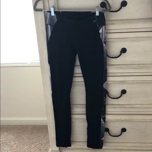 Alo black grey and mesh leggings